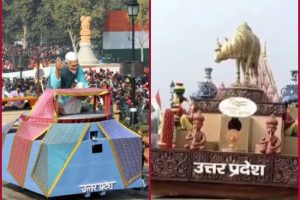 UP’s tableau 2022 showcases Kashi Vishwanath Dham’s glorious history; Twitterati compares it with 2016, praise Yogi and PM Modi
