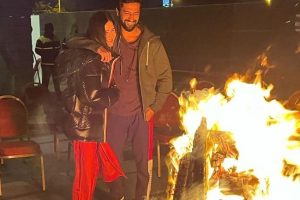Vicky Kaushal and Katrina Kaif celebrate their first Lohri after marriage; See pics