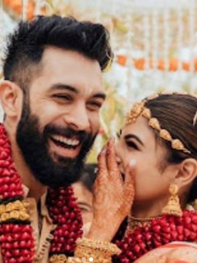 “We are married!” announces Mouni Roy