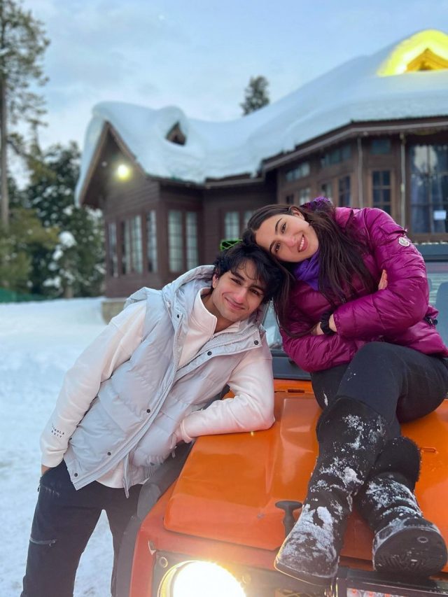 Sara shares snaps with brother Ibrahim from Kashmir