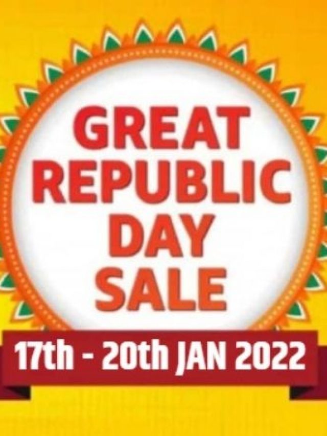 Amazon Great Republic Day Sale 2022 is live, grab best offers now!