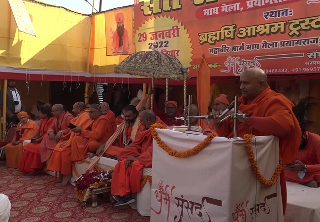 Dharm Sansad: Saints demand release of Yati Narasimhanand, gives provocative statements