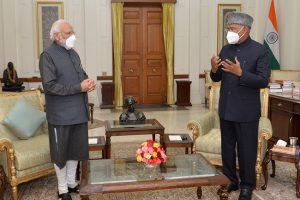 President Kovind meets PM Modi; receives first-hand account of security breach