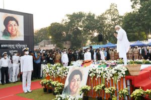 Goodbye Lata Mangeshkar: Legendary singer cremated in Mumbai with full State Honours; PM Modi pays last respect