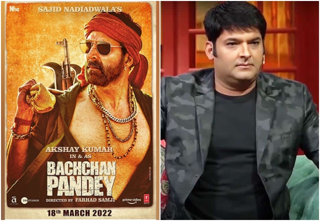 Bachchan Pandey poster and Kapil Sharma.