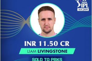 IPL 2022 Auction: Liam Livingstone goes to Punjab Kings for Rs 11.50 cr