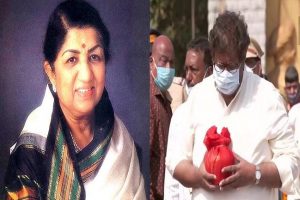 Lata Mangeshkar’s ashes collected by her nephew Adinath from Shivaji Park