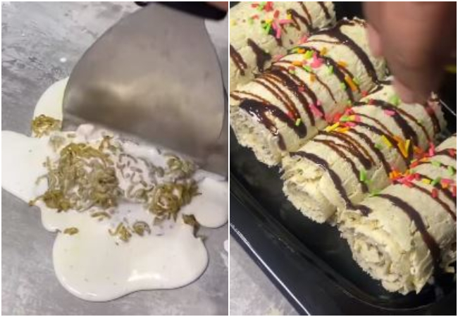 Maggi icecream rolls