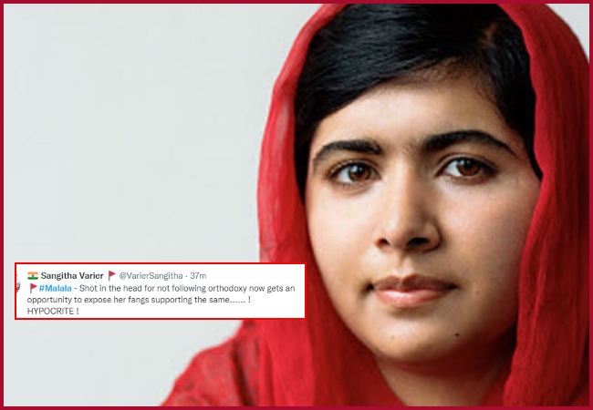 Karnataka Hijab Row: Malala trends on Twitter, Nitizens call her “HYPOCRITE”
