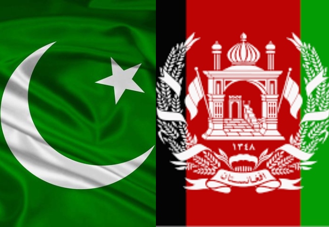 Pakistan and Afghanistan flag