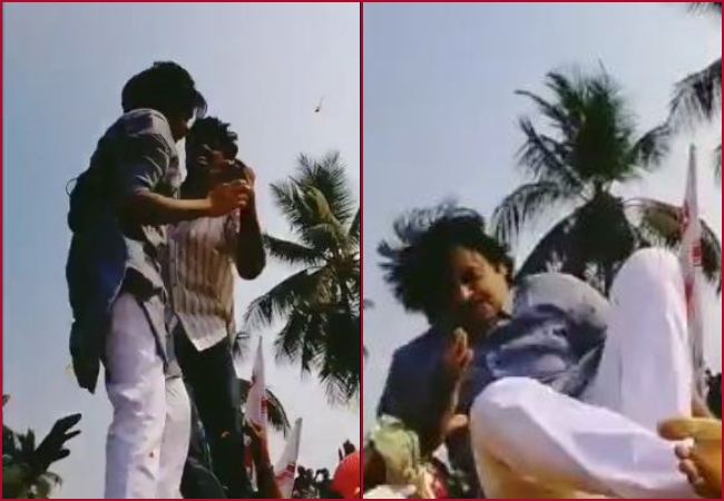 Actor Pawan Kalyan falls on car’s roof as fan tries to hug him; watch viral video