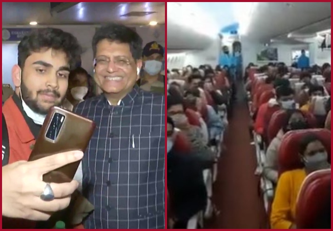 Air India’s flight carrying 219 Indian students in 1st batch lands in Mumbai from Ukraine; watch video
