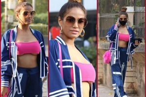 IN PICS: Poonam Pandey raises temp in pink bikini top
