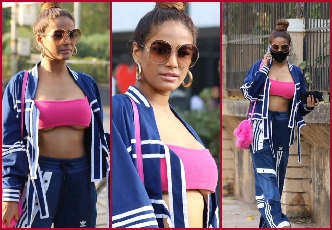 IN PICS: Poonam Pandey raises temp in pink bikini top