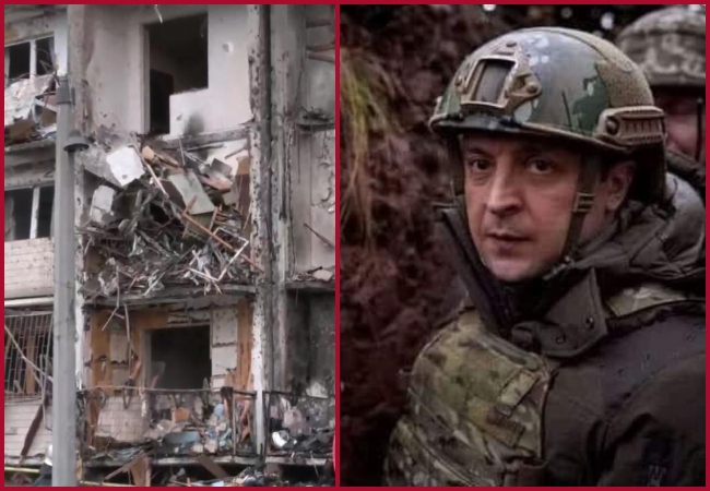 Ukraine’s Zelenskyy accuses Russia of attack on humanitarian corridor in Mariupol