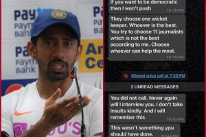 Wriddhiman Saha warns ‘unnamed journalist’: If repetition happens, won’t hold back name