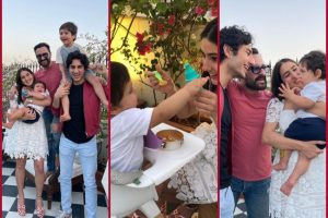 Sara Ali Khan shares pictures from baby Jeh’s first birthday celebration