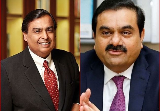 Gauatm Adani and Mukesh Ambani