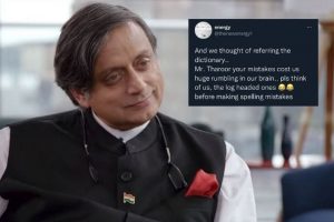 Ramdas Athawale ‘schools’ Shashi Tharoor on typos; Twitterati give their take on latter’s goof-up