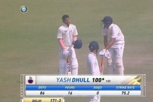 Yash Dhull wins hearts by hitting 100 in his Ranji Trophy debut; wishes pour in on social media