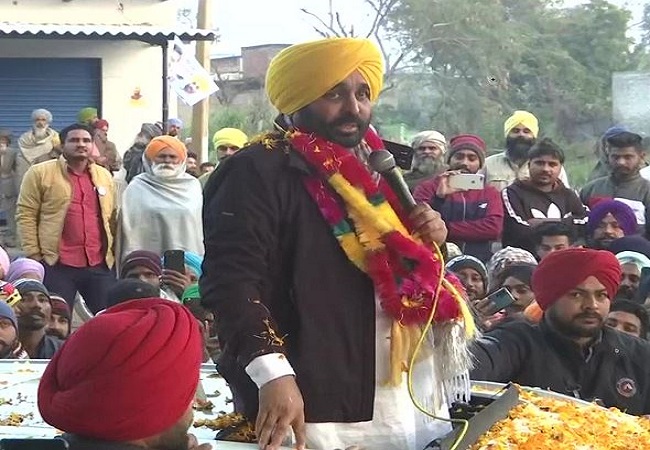 ‘Collection from liquor stores will be used for infra development in Delhi’: Bhagwant Mann hits back at BJP