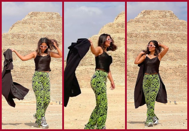 Glamorous, Hina Khan Enjoys Her Vacation In Egypt