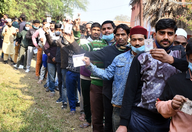 Assembly polls: UP records 60.44 pc voter turnout till 5 pm