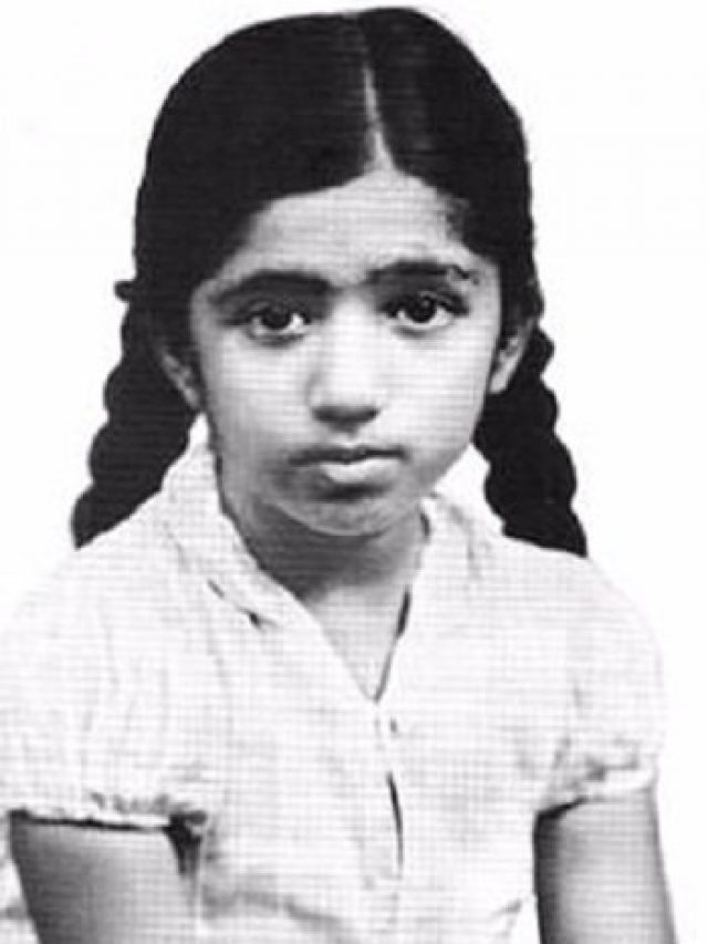 Lata Mangeshkar during her childhood