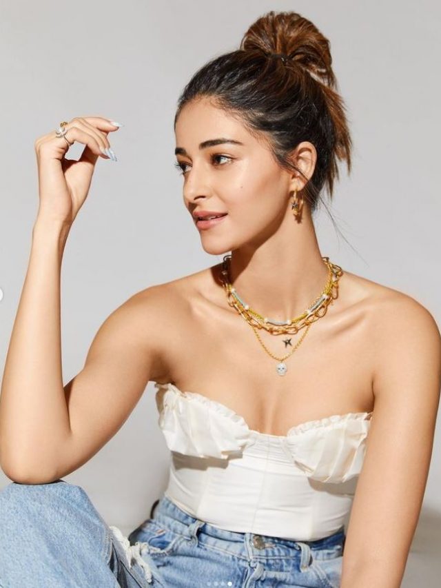 Ananya Panday set the temperatures soaring