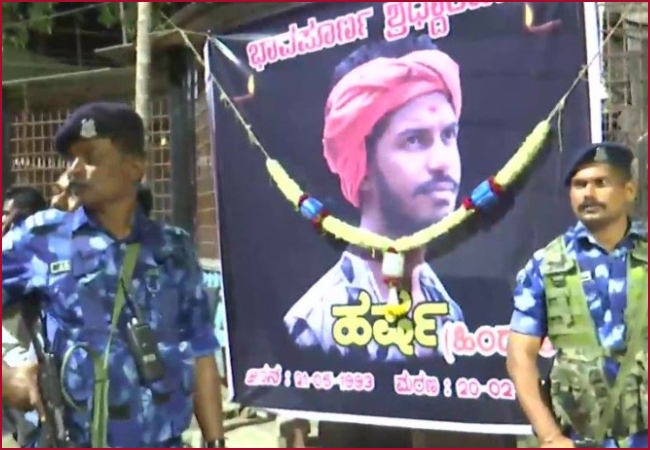 Bajrang Dal activist Murdered In Karnataka: Muslim youths killed my son, alleges Harsha’s father; FIR filed in Shivamogga