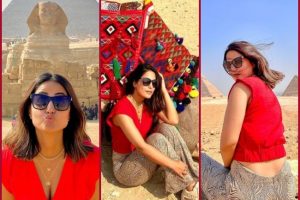 Hina Khan’s lovely pics with camel from her Egypt tour