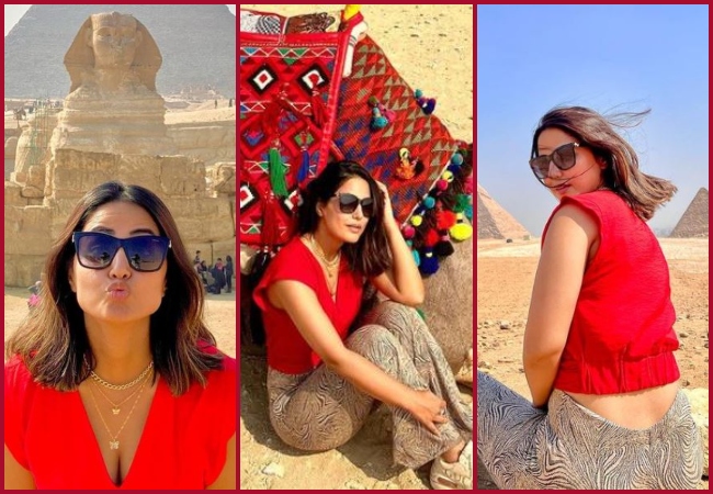 Hina Khan’s lovely pics with camel from her Egypt tour