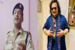 VIDEO: ITBP constable pays melodious tribute to ‘Disco King’ Bappi Lahiri [WATCH]