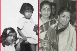 Asha Bhosle mourns Lata Mangeshkar’s demise by sharing their childhood picture