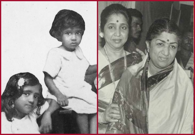 Asha Bhosle mourns Lata Mangeshkar’s demise by sharing their childhood picture
