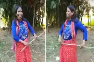 VIRAL VIDEO: ‘Tumse Na Ho Paayega’, says Netizens as Ranu Mondal fails to get steps right on Alllu Arjun’s ‘Srivalli’