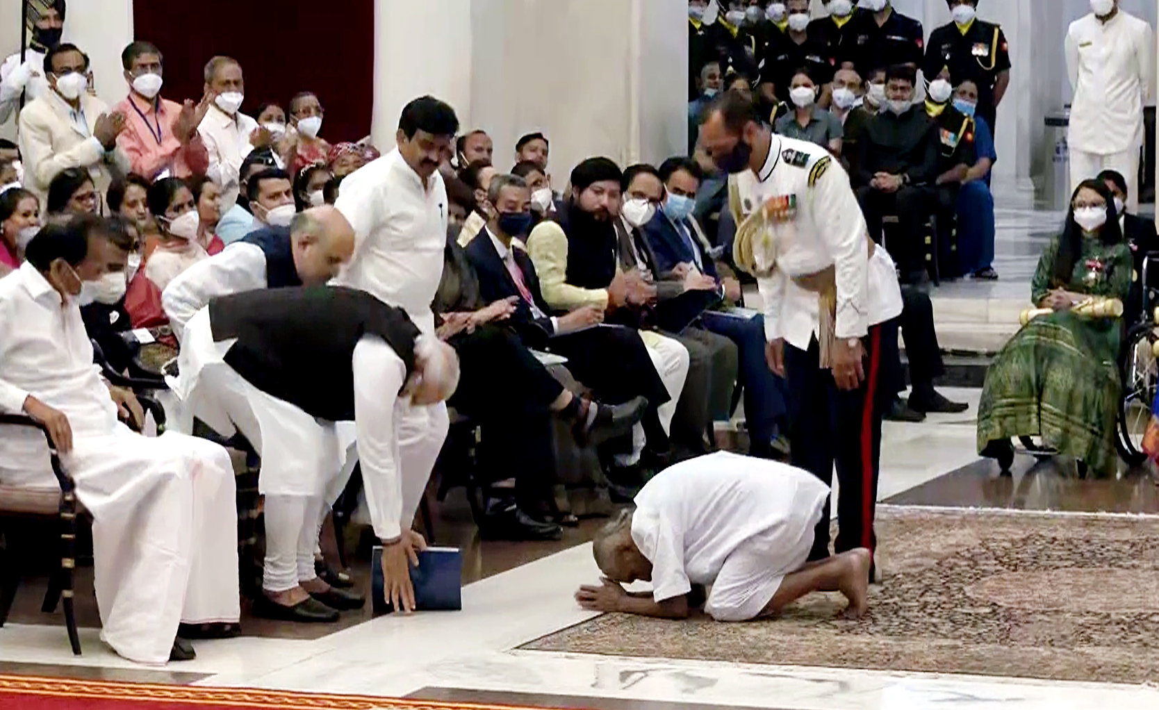 PM Modi hails Padma awardee 126-year-old Baba Sivanand for agility, calls him inspirational