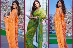 Kriti Sanon proves that chiffon sarees are the best to carry in summers