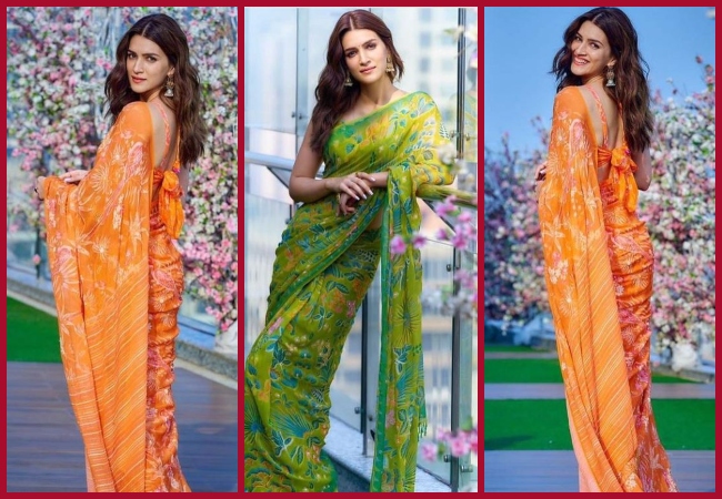 Kriti Sanon proves that chiffon sarees are the best to carry in summers