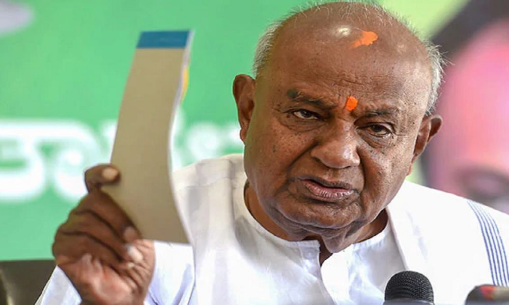 Income tax notice to ex-PM Deve Gowda’s wife, fuming son slams Centre
