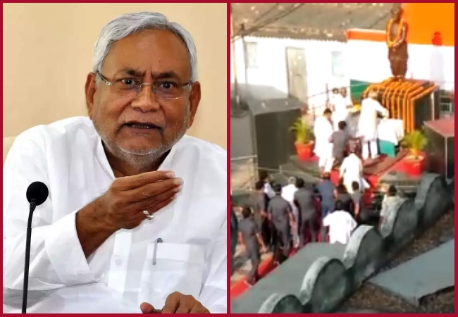 Bihar CM Nitish Kumar escapes narrowly as man tries to punch him in Bakhtiarpur (video)