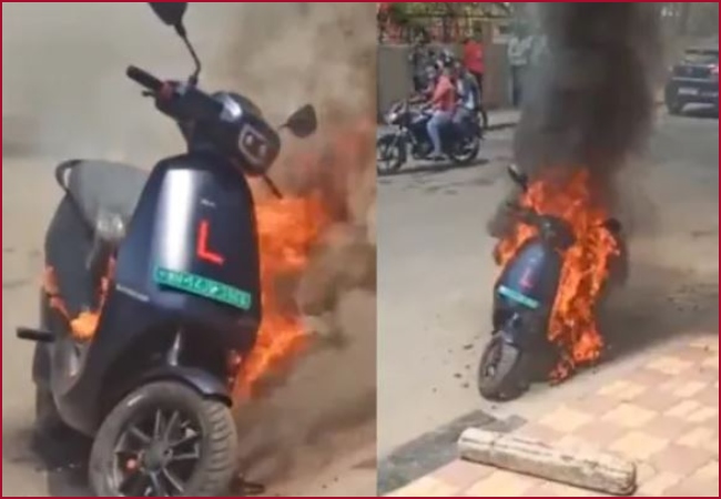 Ola S1 pro electric scooter catches fire in Pune, company launches probe