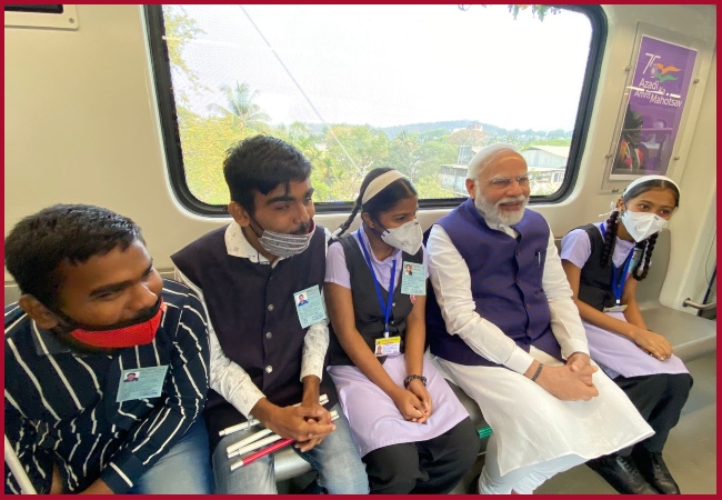PM Modi inaugurates Pune Metro Rail Project
