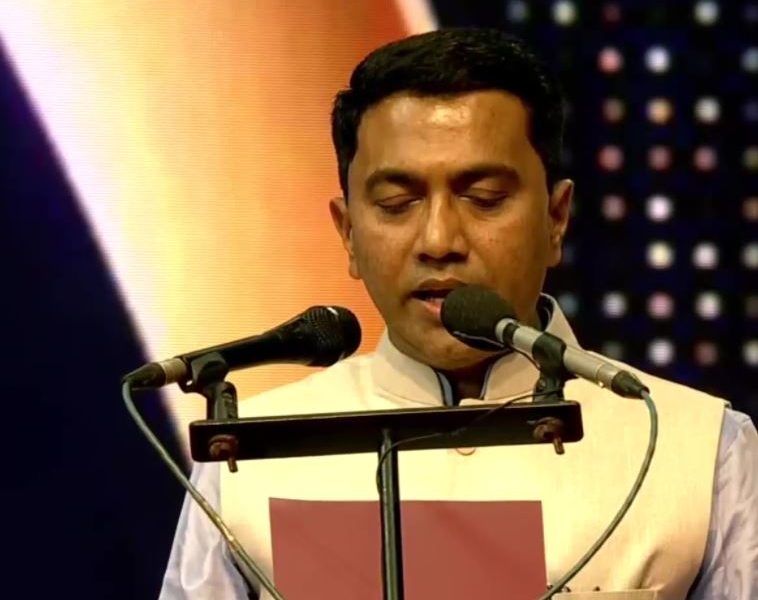 Pramod Sawant takes oath as Goa CM for second consecutive term