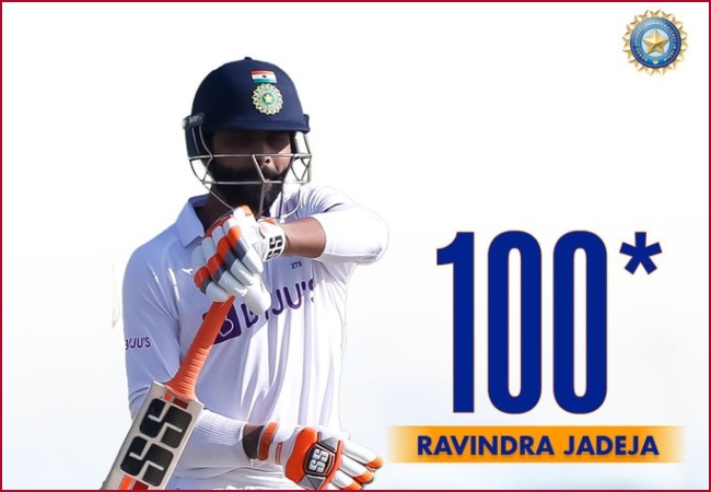 Ind vs SL, 1st Test: Jadeja scores ton, Ashwin hits 50