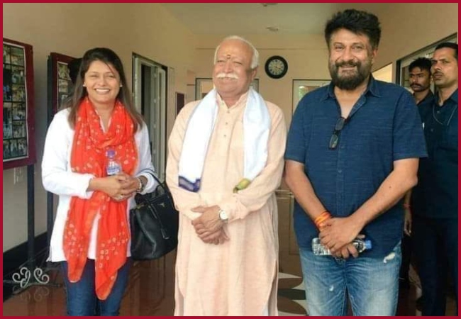 RSS chief Mohan Bhagwat meets ‘The Kashmir Files’ director Vivek Agnihotri, says ‘truth-seekers’ should watch the film