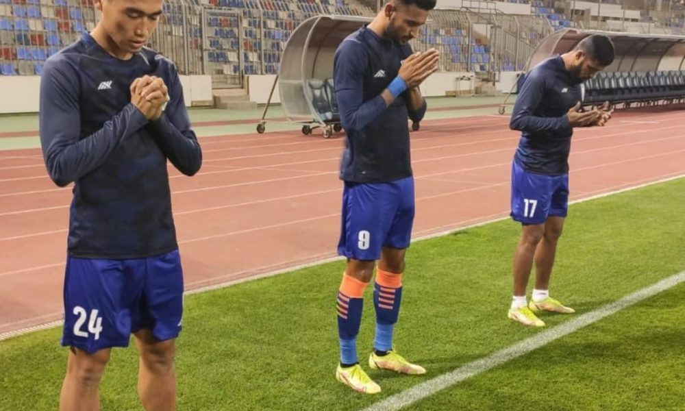 These three Indian footballers praying to their respective religions ahead of Belarus match win hearts online; Pics inside