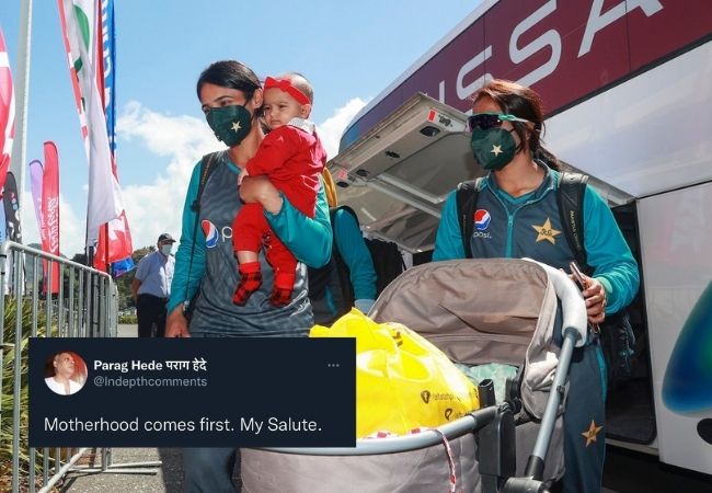 INDW vs PAKW: CWC 2022 witness another pleasing moment of womanhood as Pak captain Bismah Maroof arrives with her toddler ahead of match