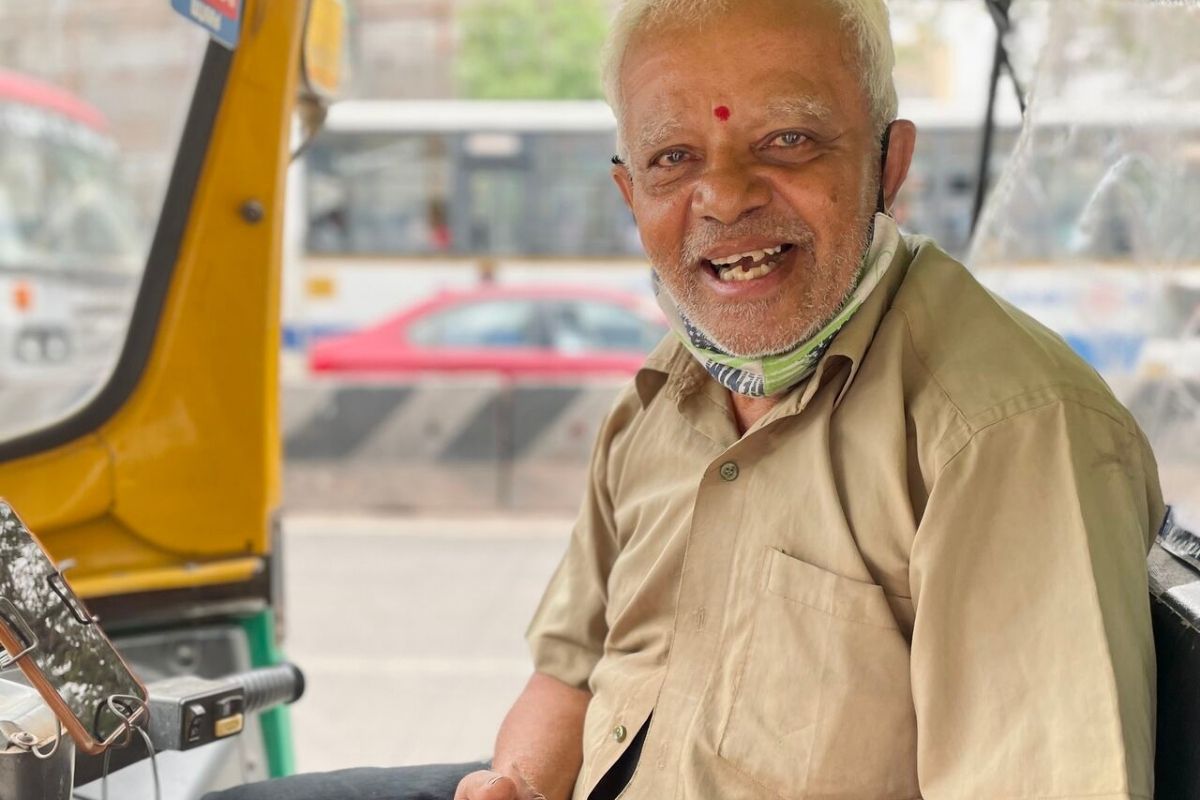 Meet Pataabi Raman: The 74-year-old English lecturer turned auto-driver is winning hearts online