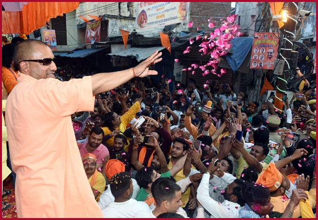 Yogi Adityanath oath taking ceremony as Uttar Pradesh CM-WATCH